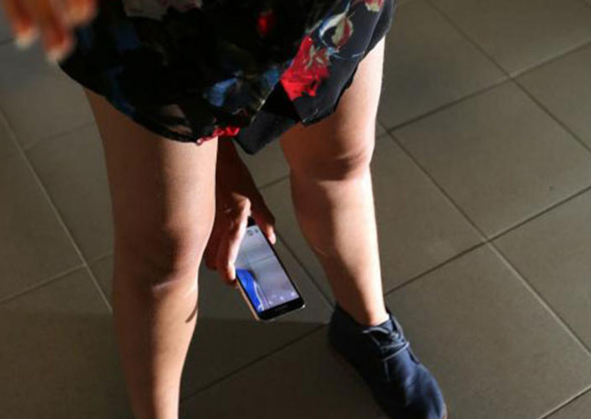 chantel montgomery add upskirt mall photo