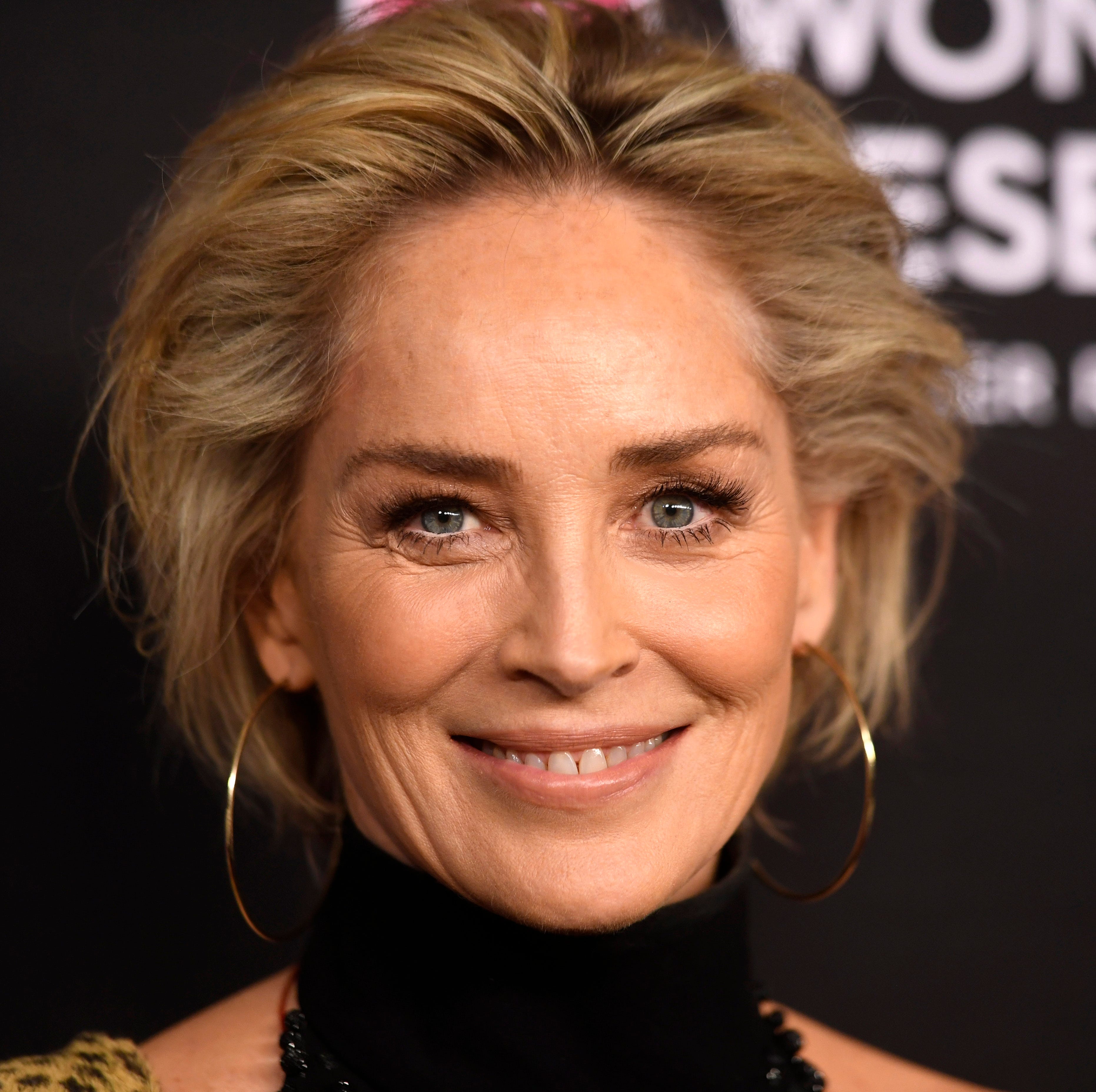 sharon stone upskirts