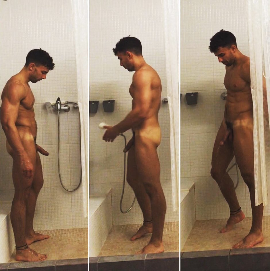 del adam halter recommends naked public shower pic