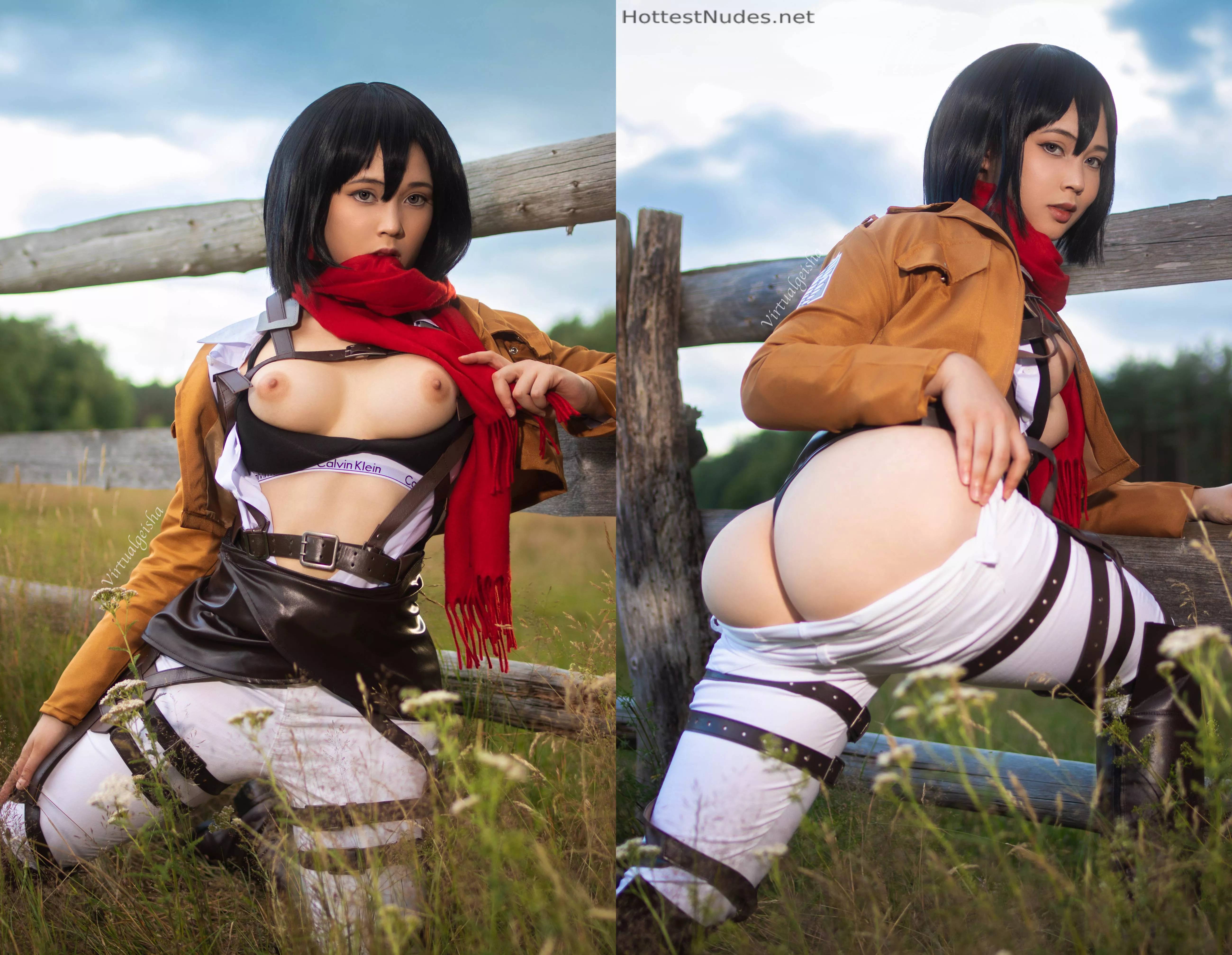 alexander kotey share mikasa cosplay porn photos