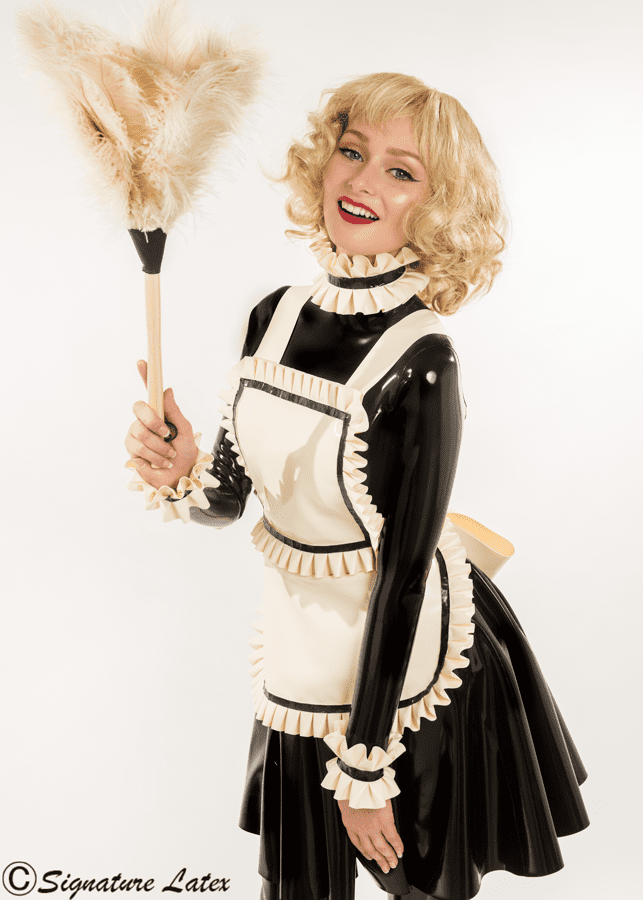 ashlynn gallagher share latex maid photos