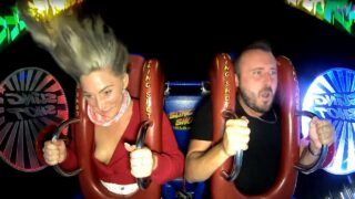 tits fall out on slingshot ride