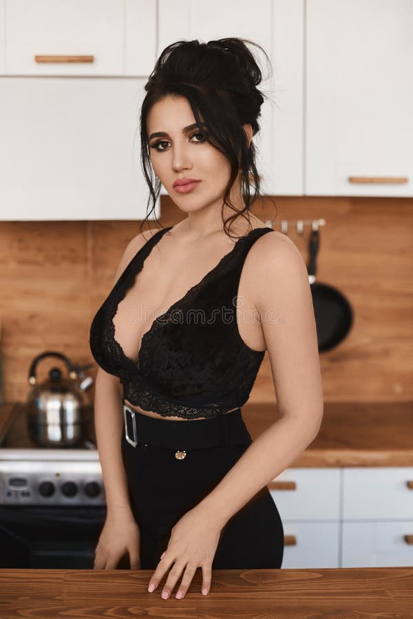 carmesha vault recommends tits in the kitchen pic