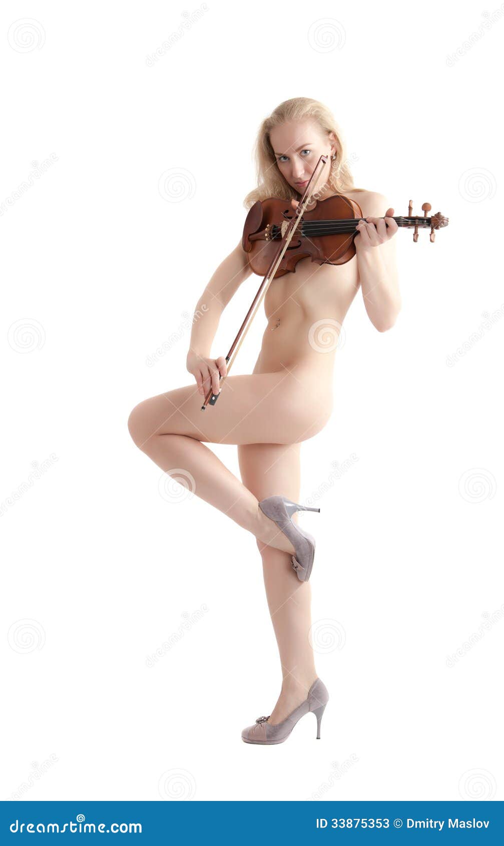 nude violin player