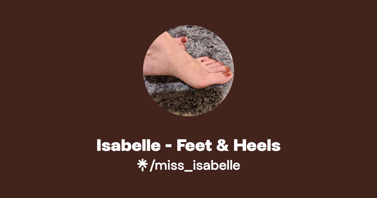 Best of Isabelle feet