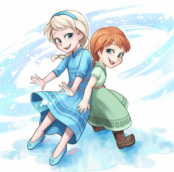 Elsa Naked toons clip