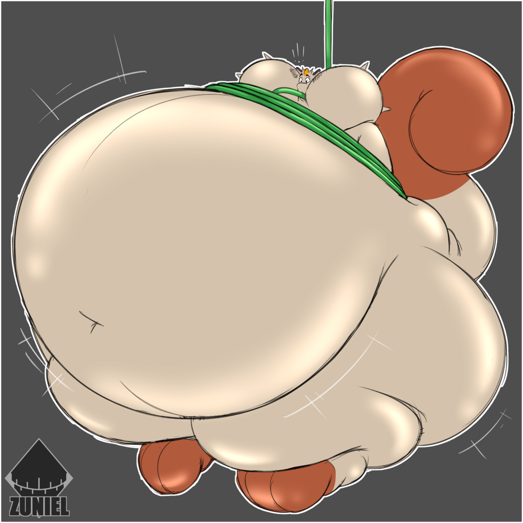 Belly Inflation Bondage messy com