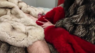 alex brightwell recommends Fur Coat Handjob