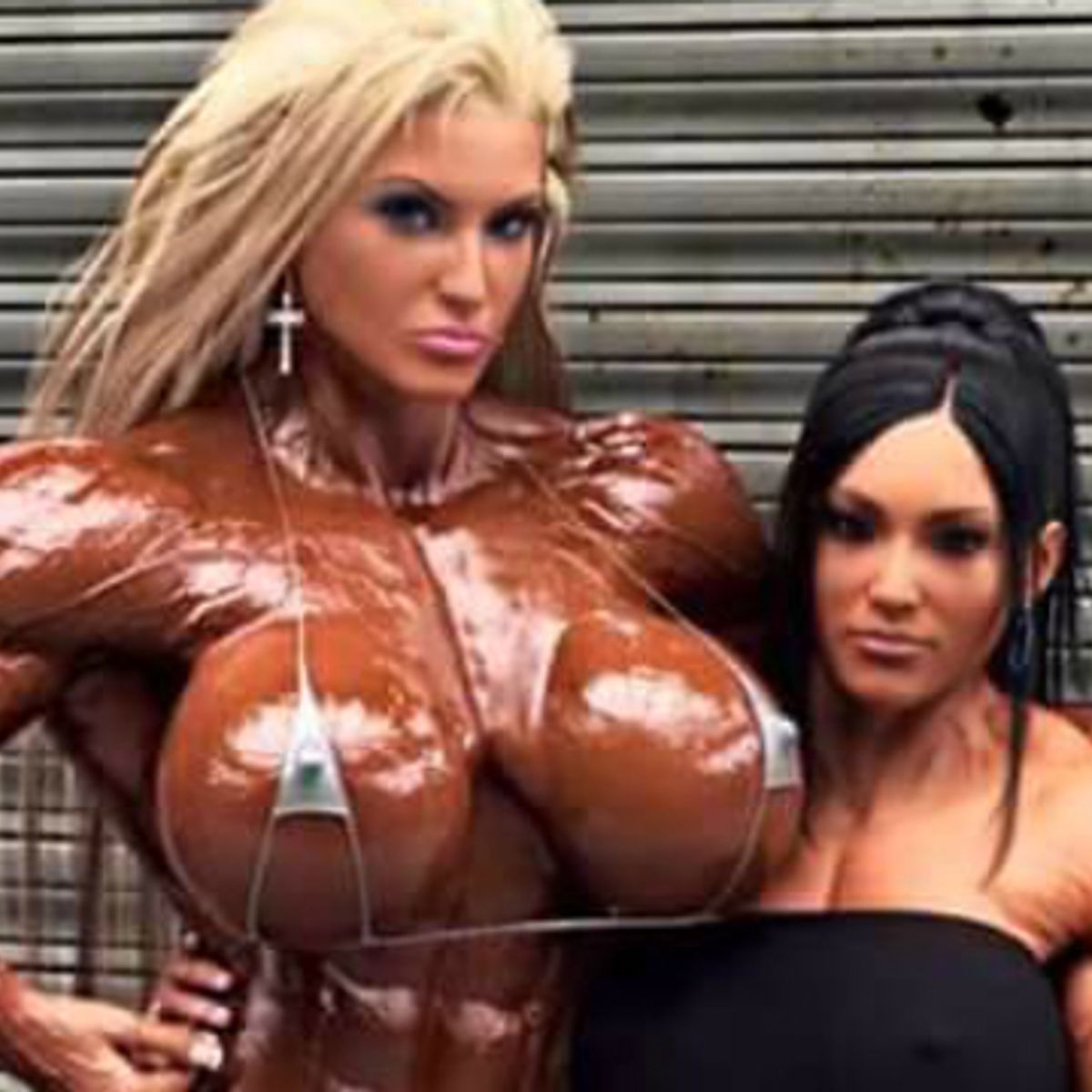 derick anthony recommends muscular woman big tits pic