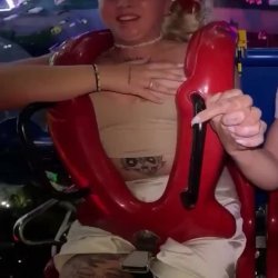 Best of Nipple slip roller coaster