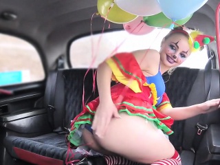 fake taxi clown