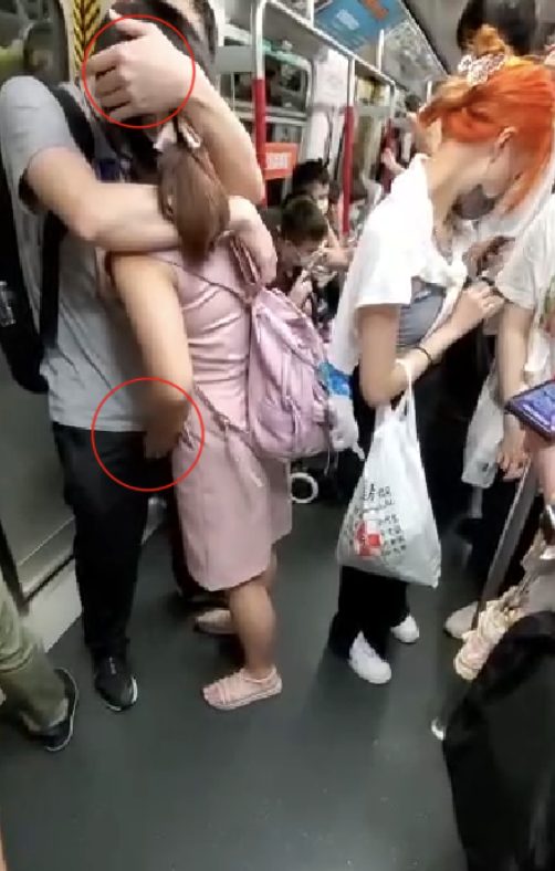 groping on train