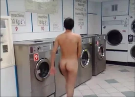 abdullah al jamea add naked in laundromat photo