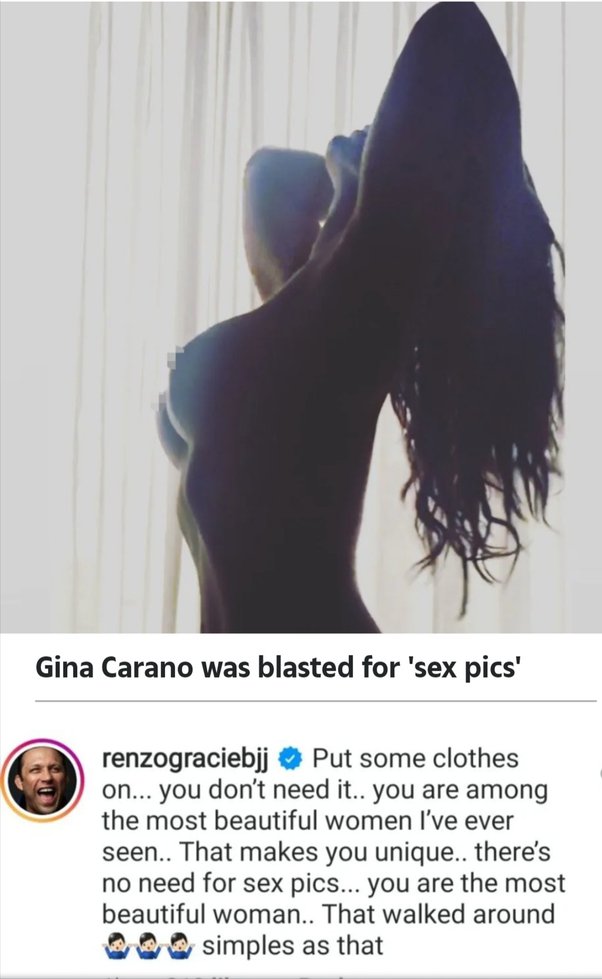 dianne oliva recommends gina carano titties pic