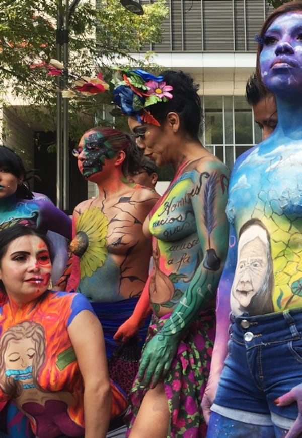 amanda sherer recommends nude body paint festival pic