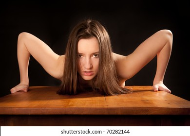 Naked Woman Bending Over cameras web