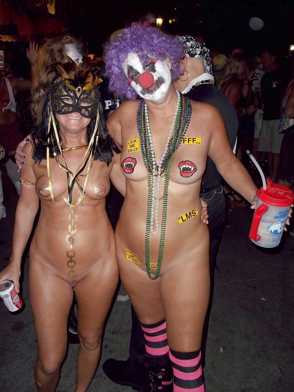 mardi gras nude