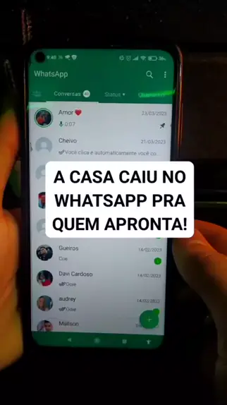 astoorah love recommends Caiu No Whatsapp