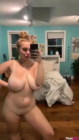 big tit blonde selfie