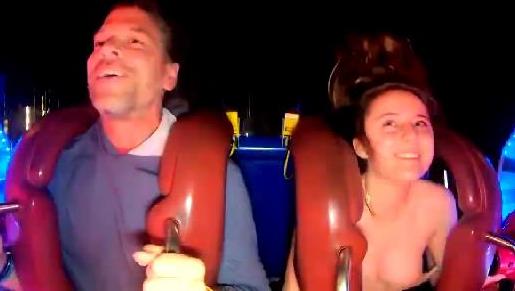 Best of Tits come out on slingshot ride