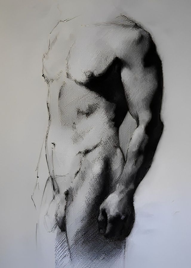 art class nude male model