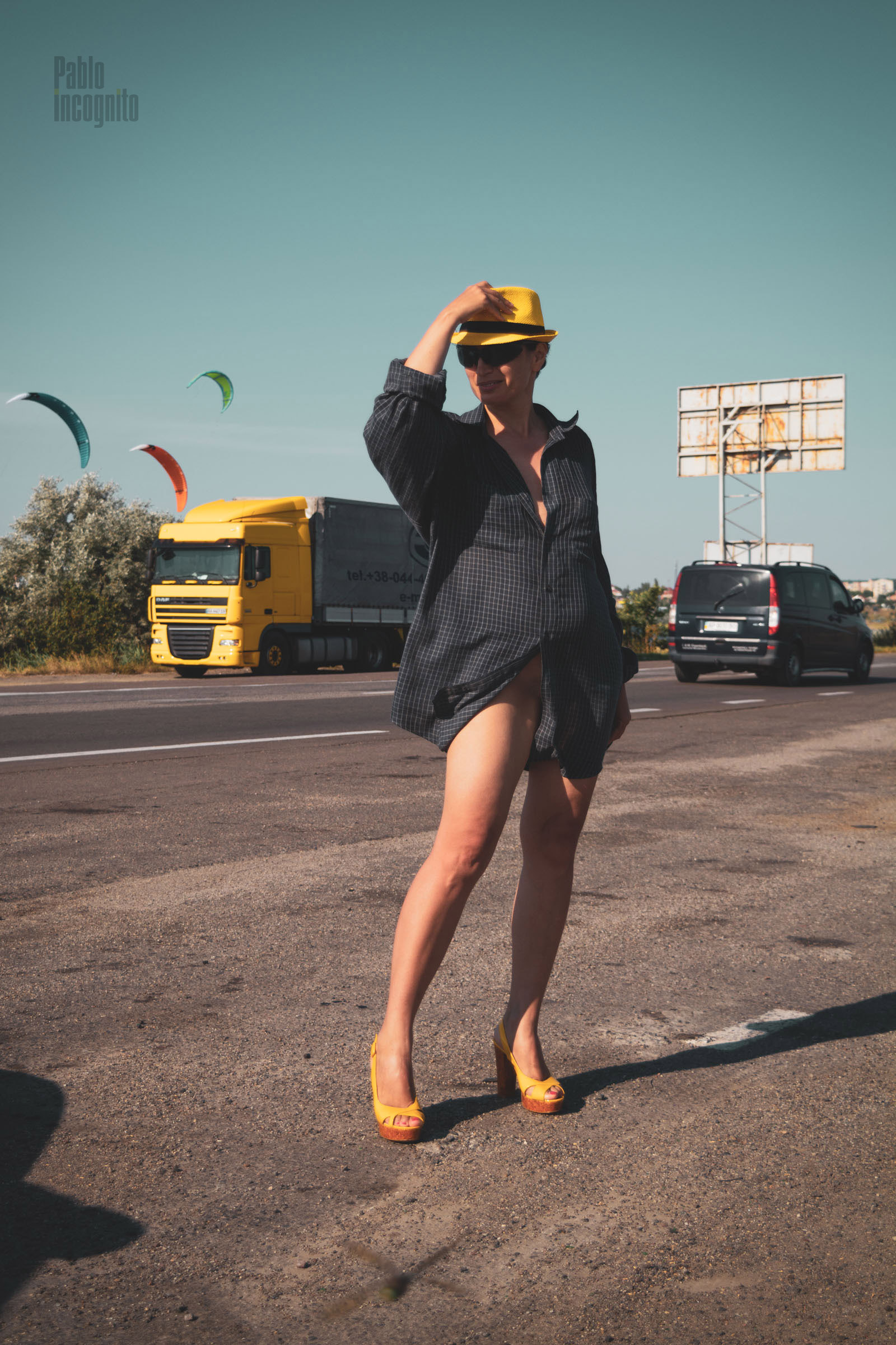 andrea casagrande recommends Wife Flashing Truck