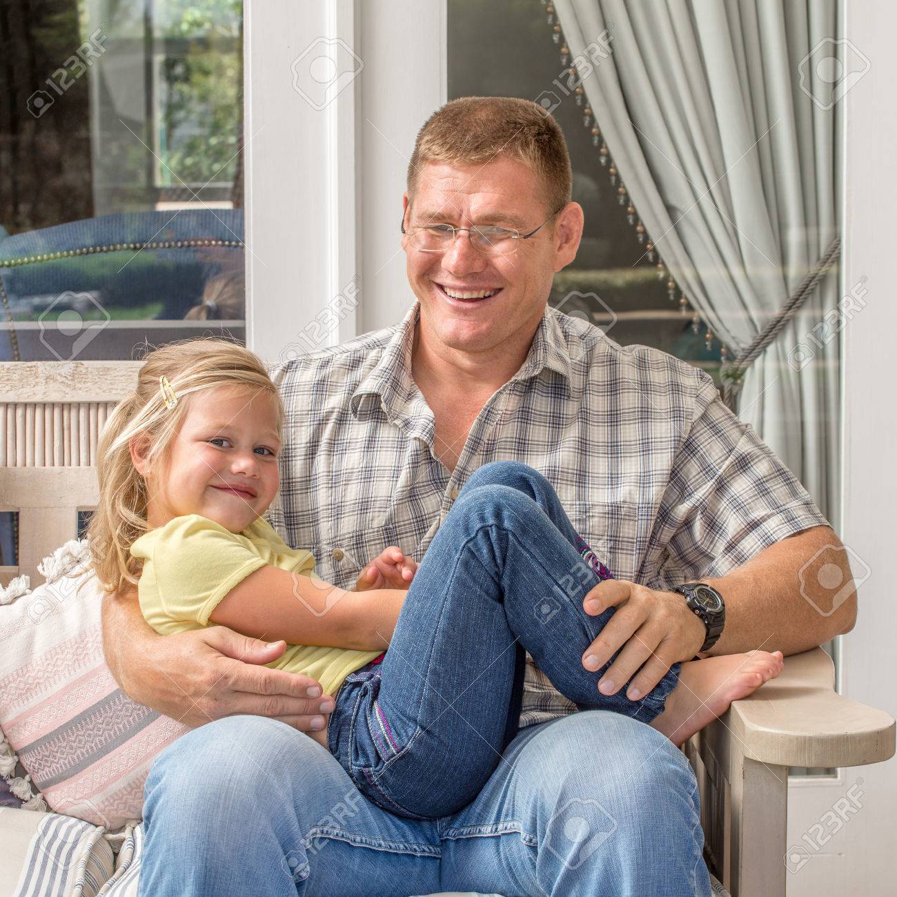 aimee banner recommends Daughter Sits On Dads Lap