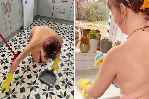 brittney shae recommends Nude House Cleaning