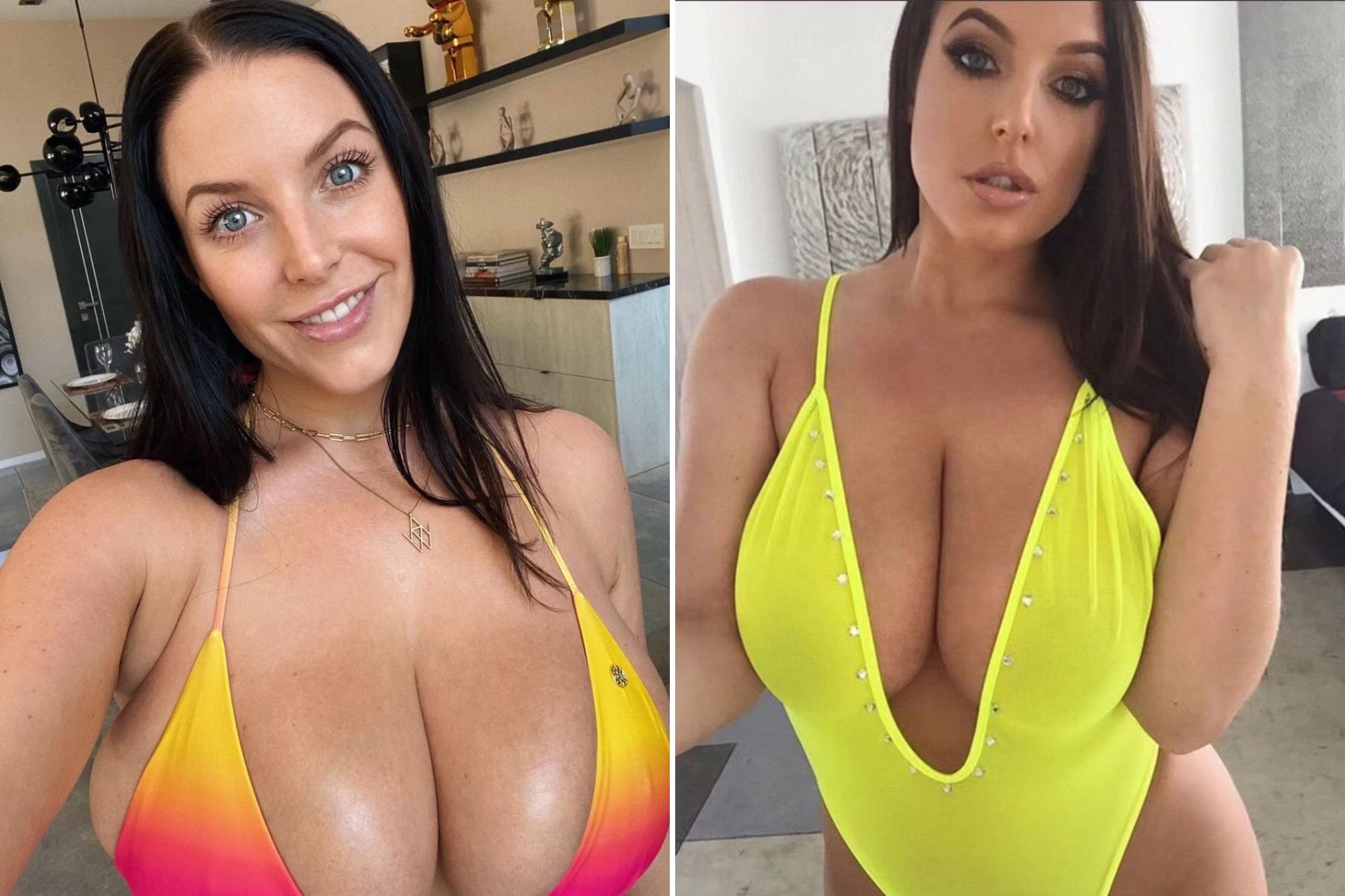 bob looney recommends angela white new years smash pic