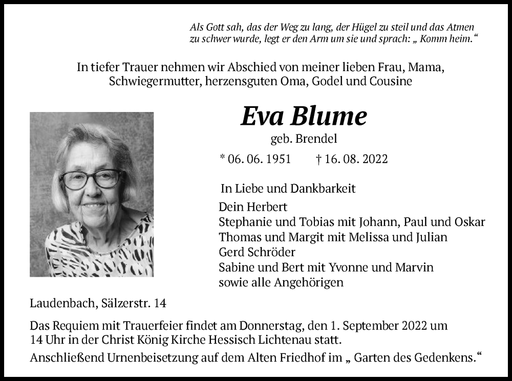 eva blume