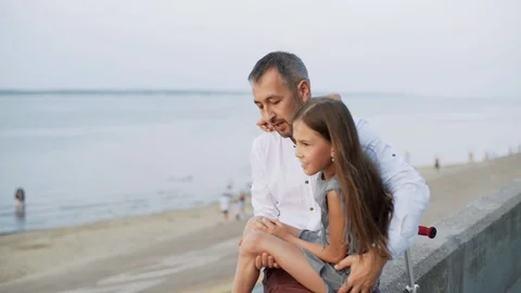 Daughter Sitting On Daddys Lap free stream