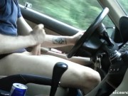 Driving While Jerking Off leggings anal