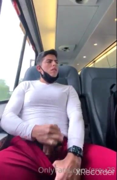 jerking off on train