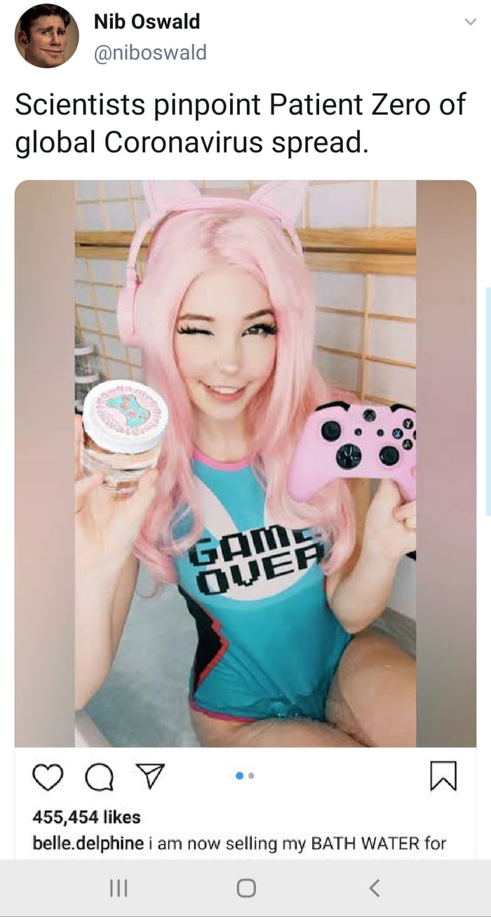 ashley gans recommends Belle Delphine Spread