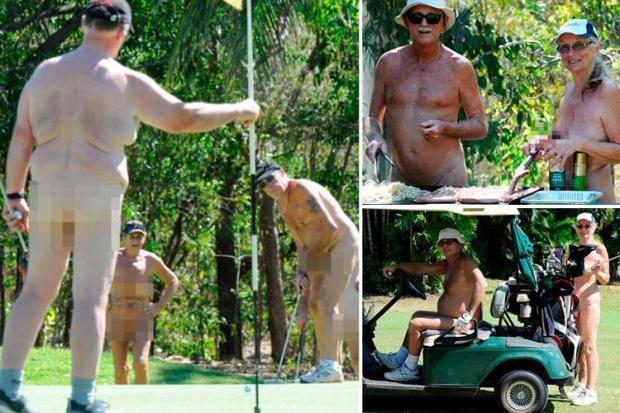 aaron moutray recommends nude golf pic