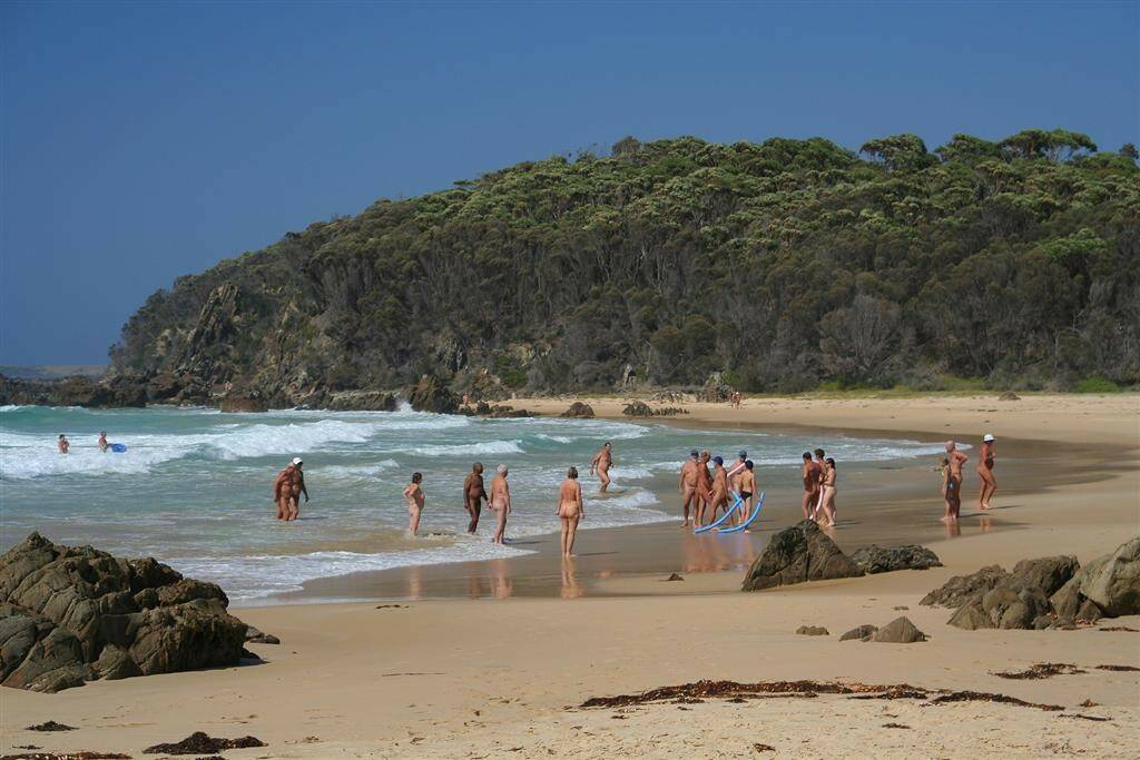 nude beach spread