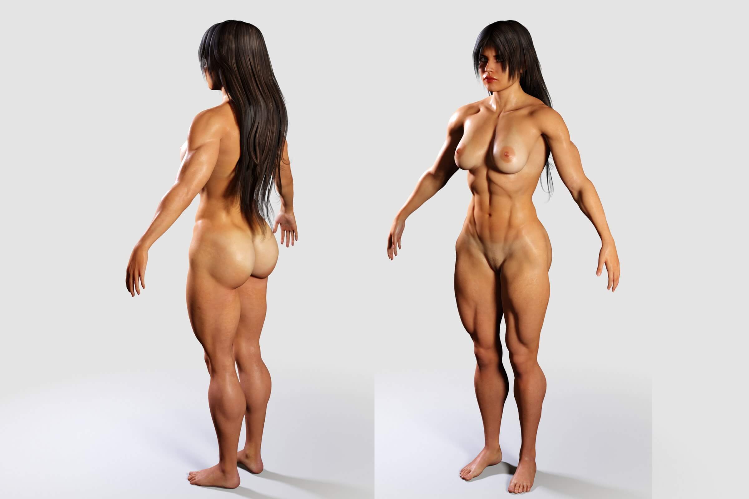 calvin botha recommends Female Muscle Naked