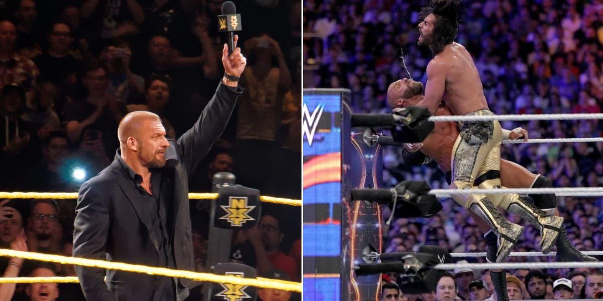 brandy hopson recommends woman flashes triple h pic