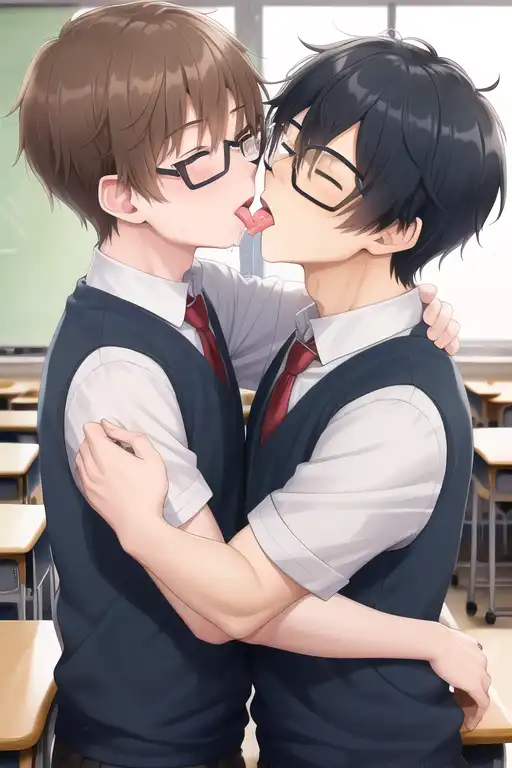 Best of Two anime guys kissing