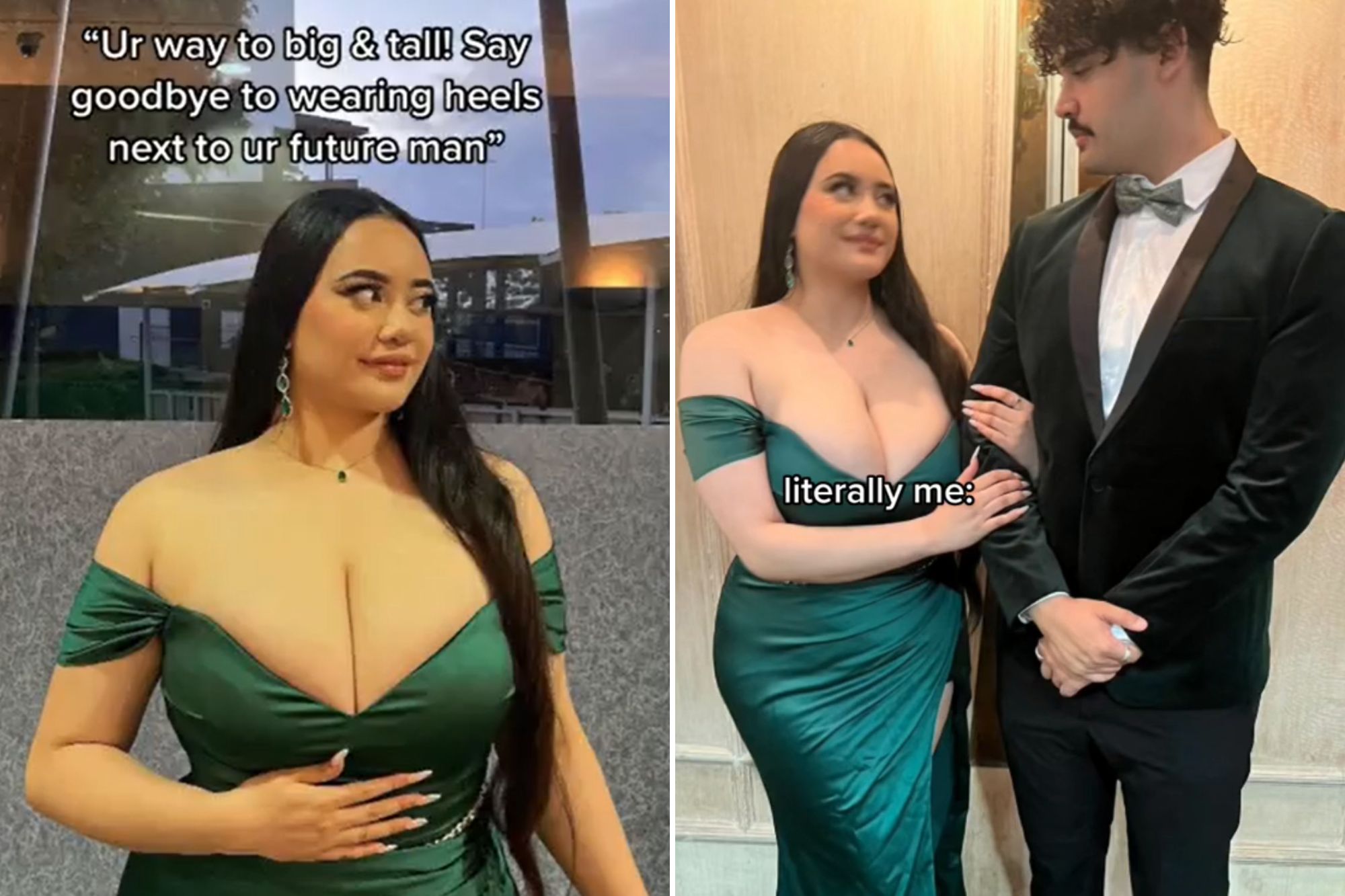 big tits tall woman