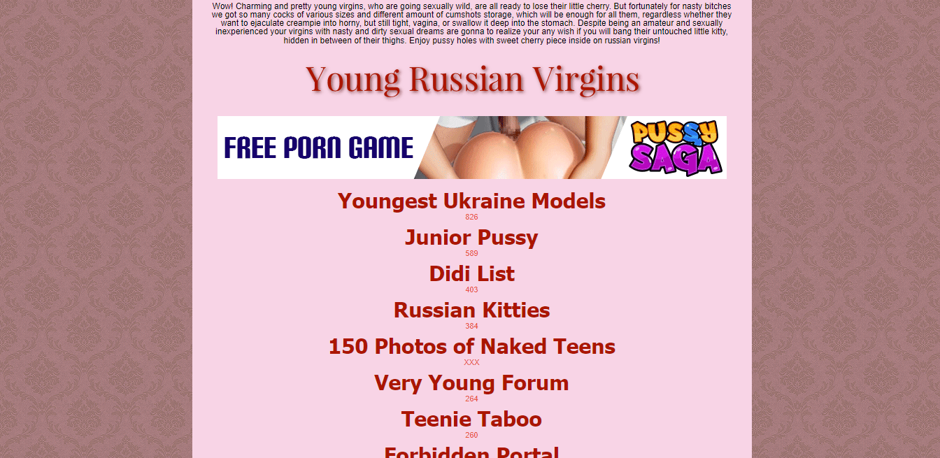 betty ruggiero recommends naked russian virgins pic