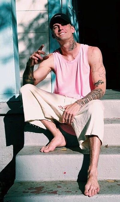 Aaron Carter Feet sports guys