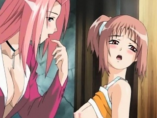 anime lesbian licking