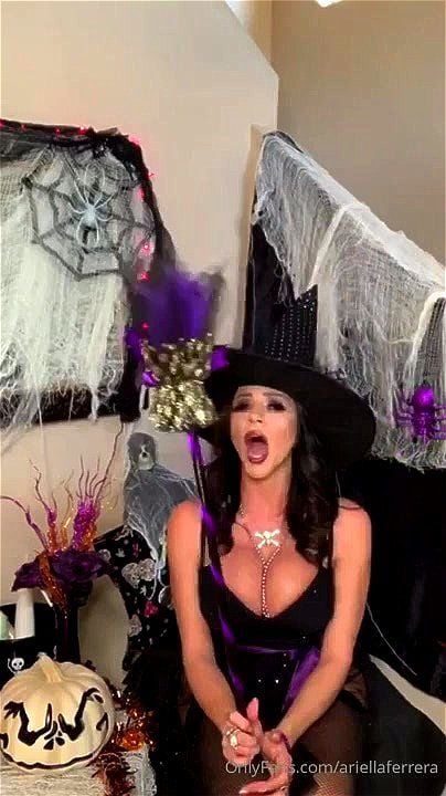 baron jake recommends ariella ferrera halloween pic