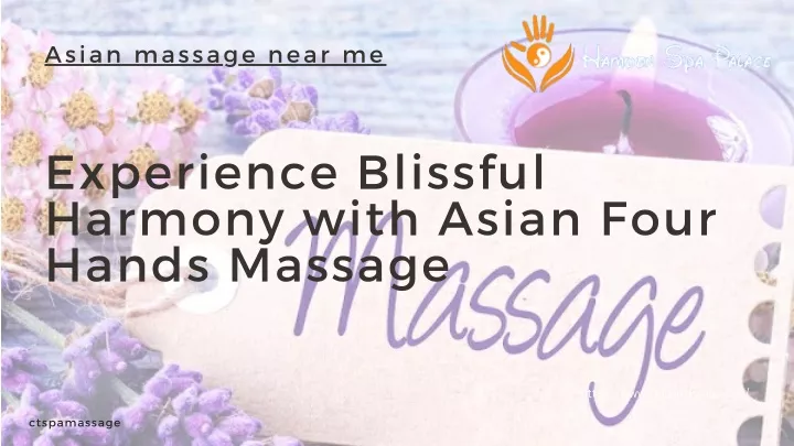 danielle kell recommends Asian Four Hands Massage