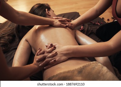 asian four hands massage