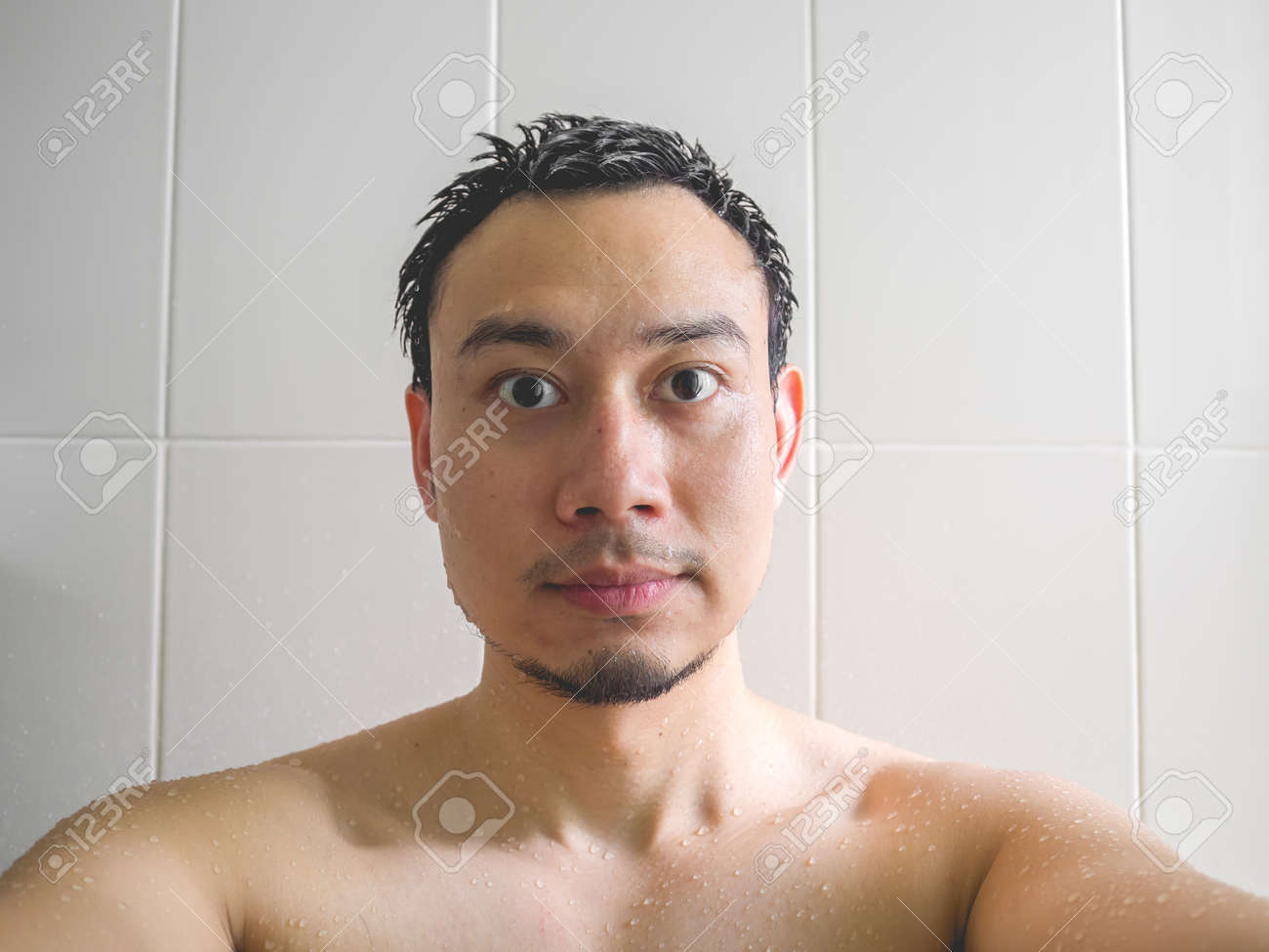 Best of Asian nude in shower