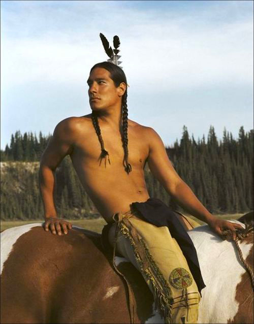 aiden power add naked native american male photo