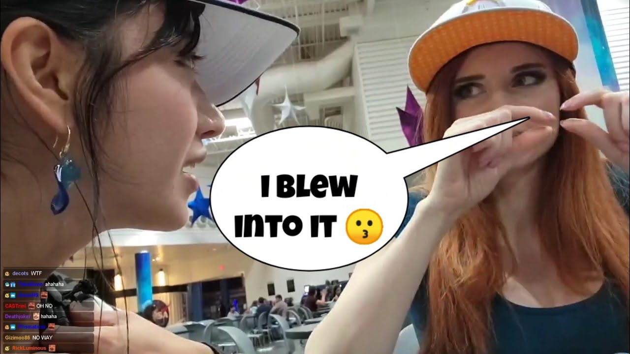 amy forquer recommends amouranth real blowjob pic