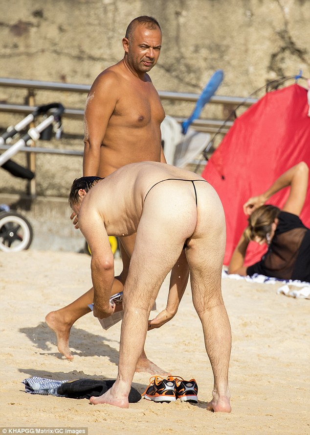 beach guys naked